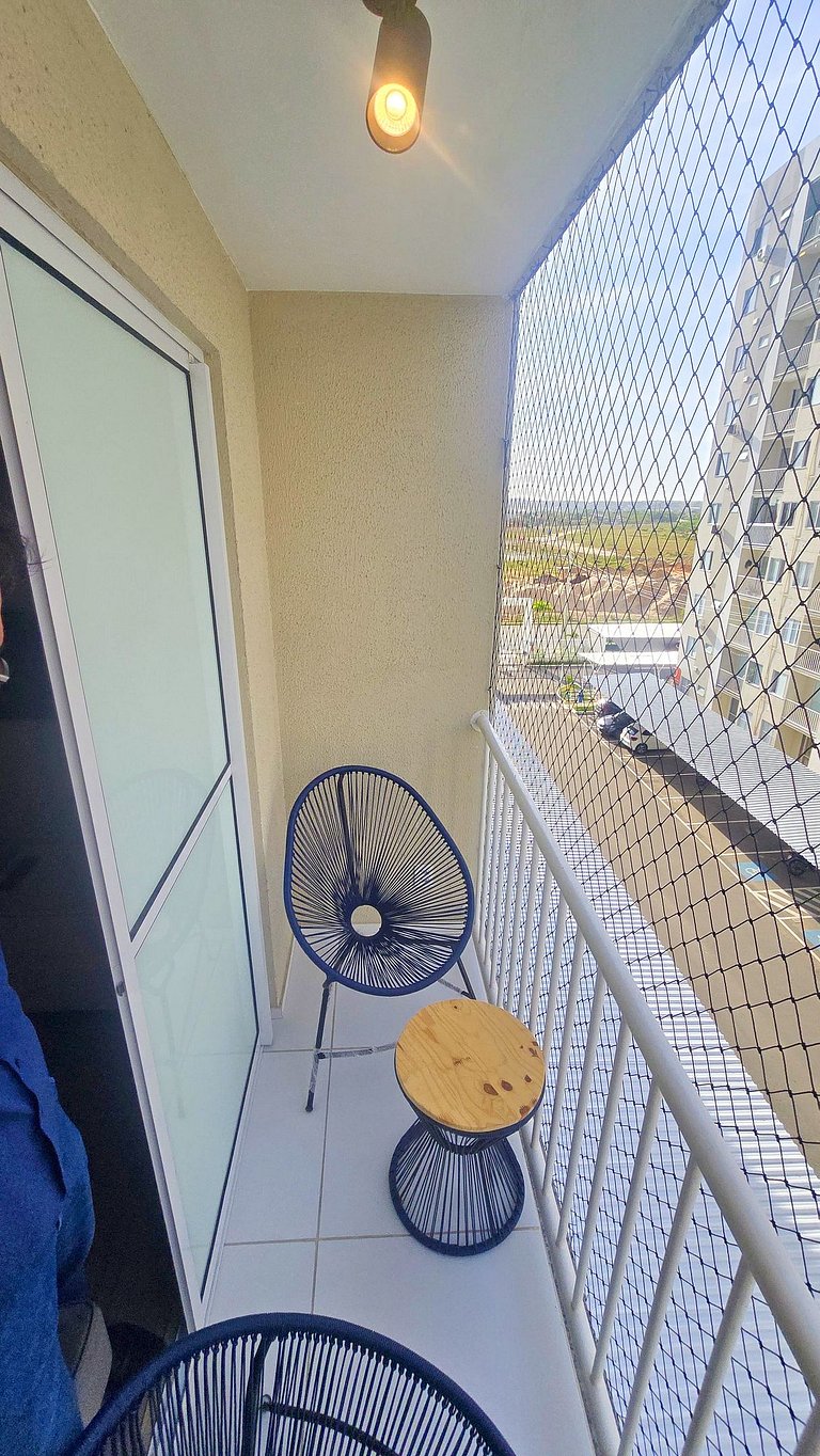 Blue Sea proximo Praia e Aeroporto com ar by Apê