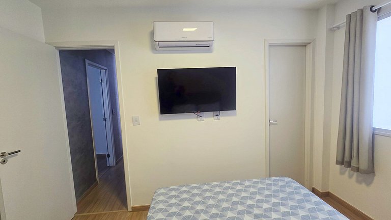 Blue Sea proximo Praia e Aeroporto com ar by Apê