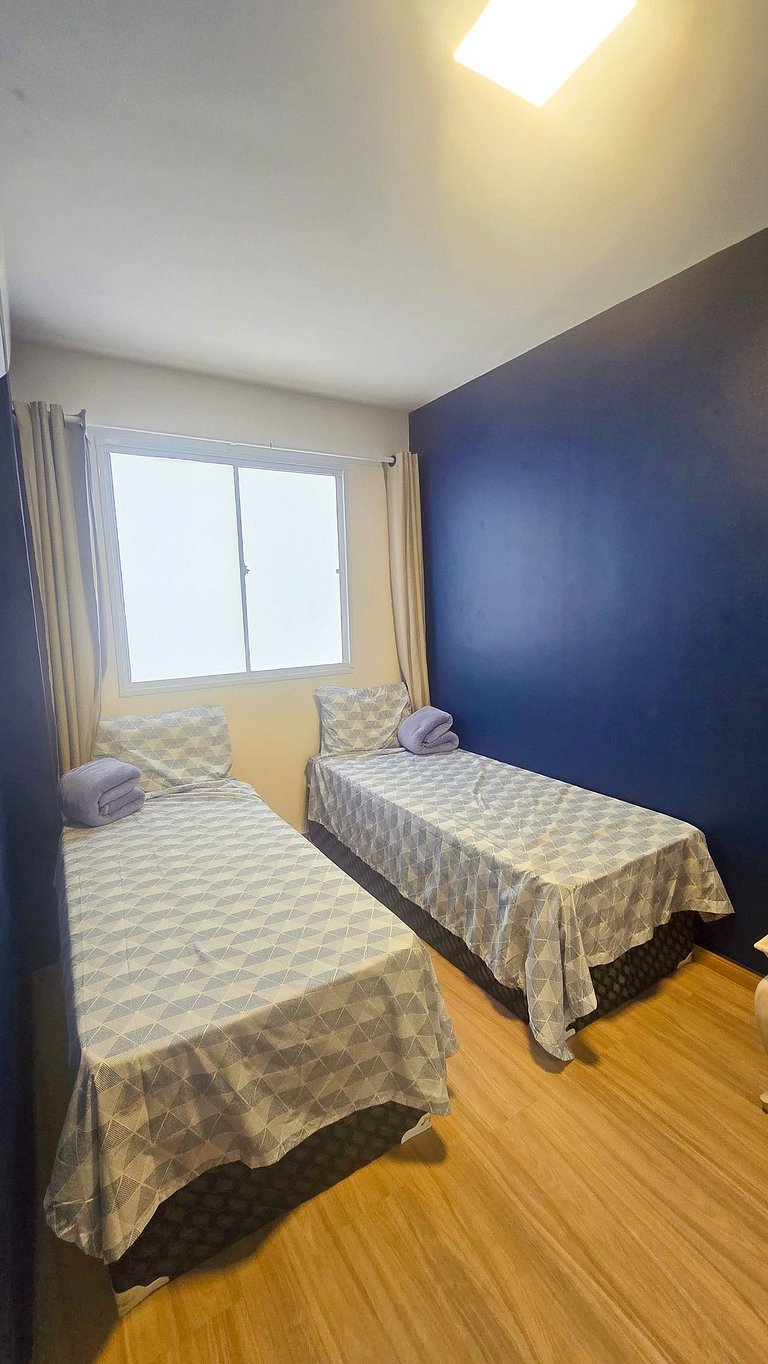 Blue Sea proximo Praia e Aeroporto com ar by Apê