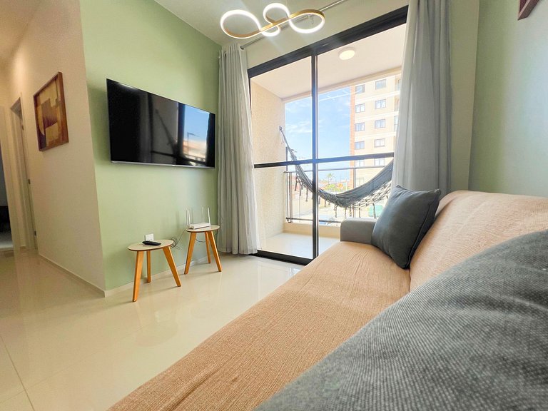 Green Charm: 2/4 com ar a 250m da Praia by Apê