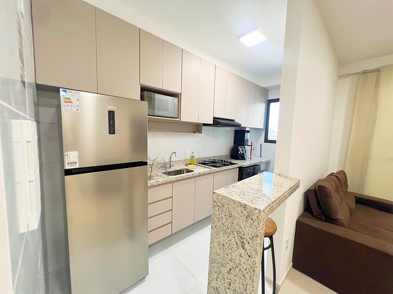 Aconchego a beira mar. 250m da Praia by Apê