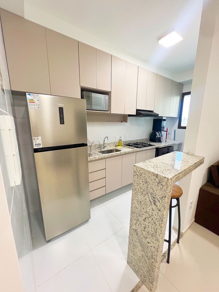 Aconchego a beira mar. 250m da Praia by Apê