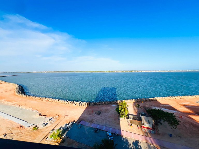 Green View frente Rio a 180m do Shop Riomar by Apê