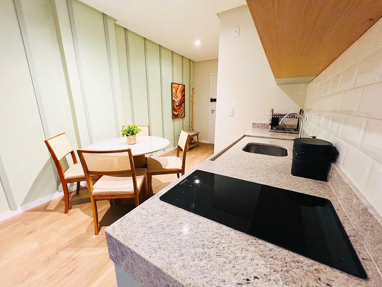 Green View frente Rio a 180m do Shop Riomar by Apê