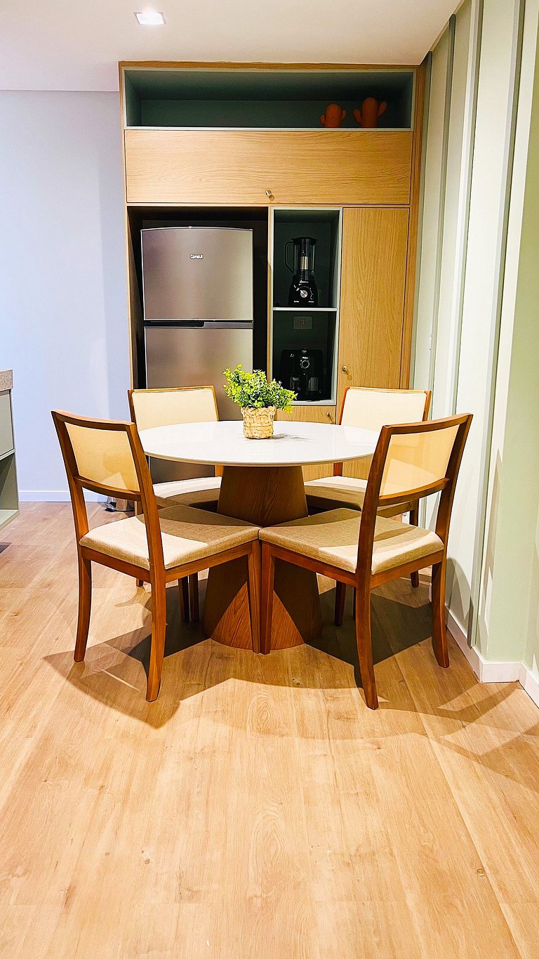 Green View frente Rio a 180m do Shop Riomar by Apê