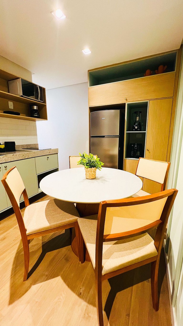 Green View frente Rio a 180m do Shop Riomar by Apê