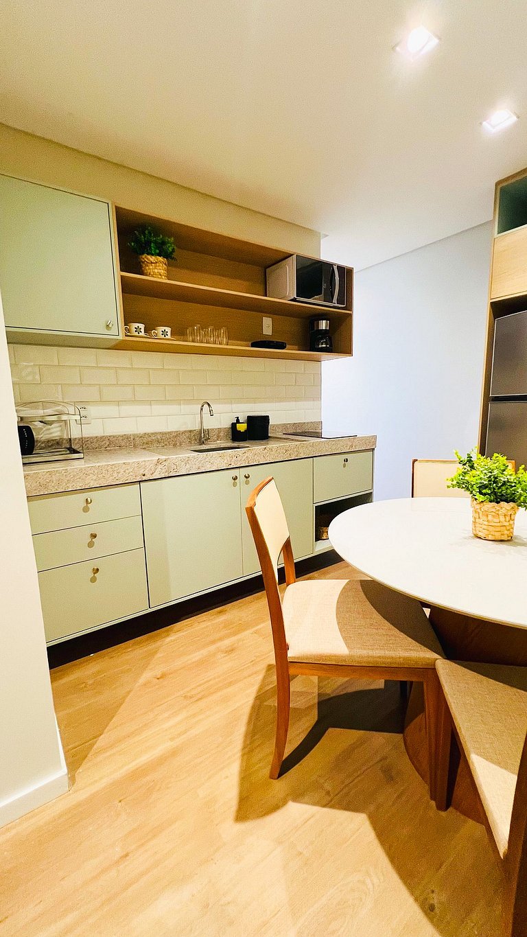 Green View frente Rio a 180m do Shop Riomar by Apê