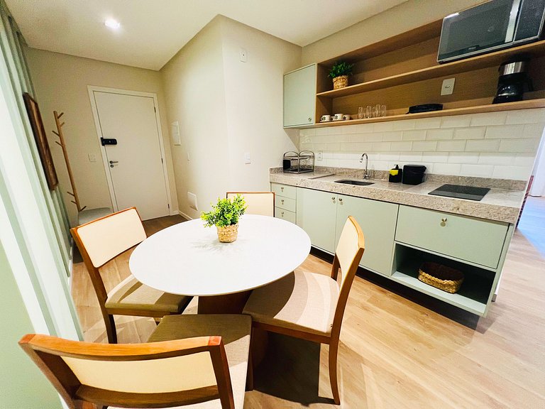 Green View frente Rio a 180m do Shop Riomar by Apê