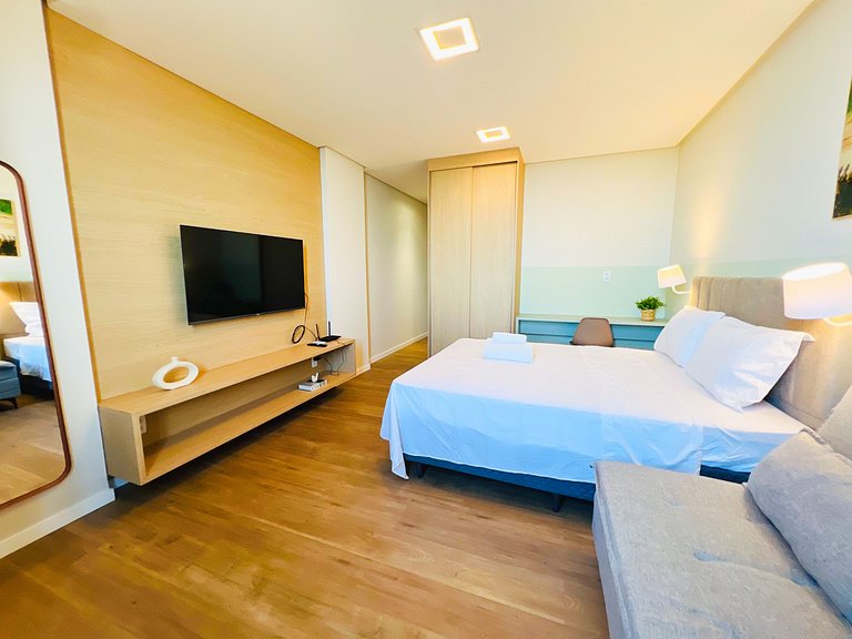 Green View frente Rio a 180m do Shop Riomar by Apê