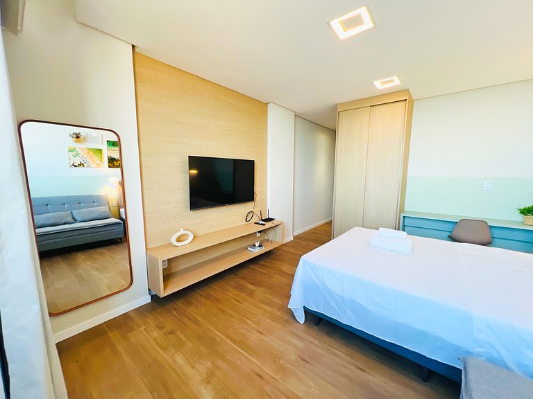 Green View frente Rio a 180m do Shop Riomar by Apê