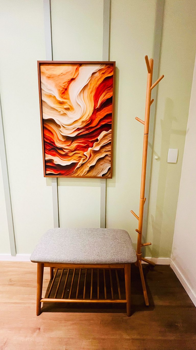 Green View frente Rio a 180m do Shop Riomar by Apê