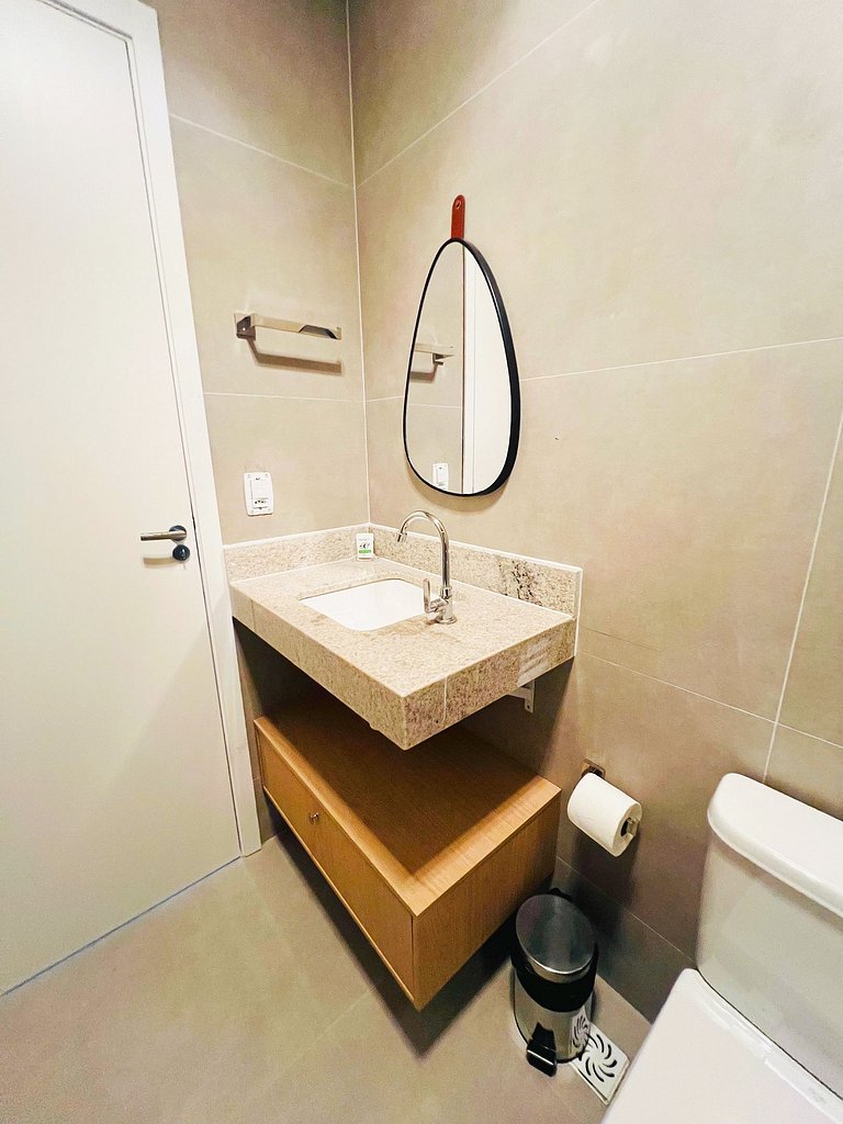 Green View frente Rio a 180m do Shop Riomar by Apê