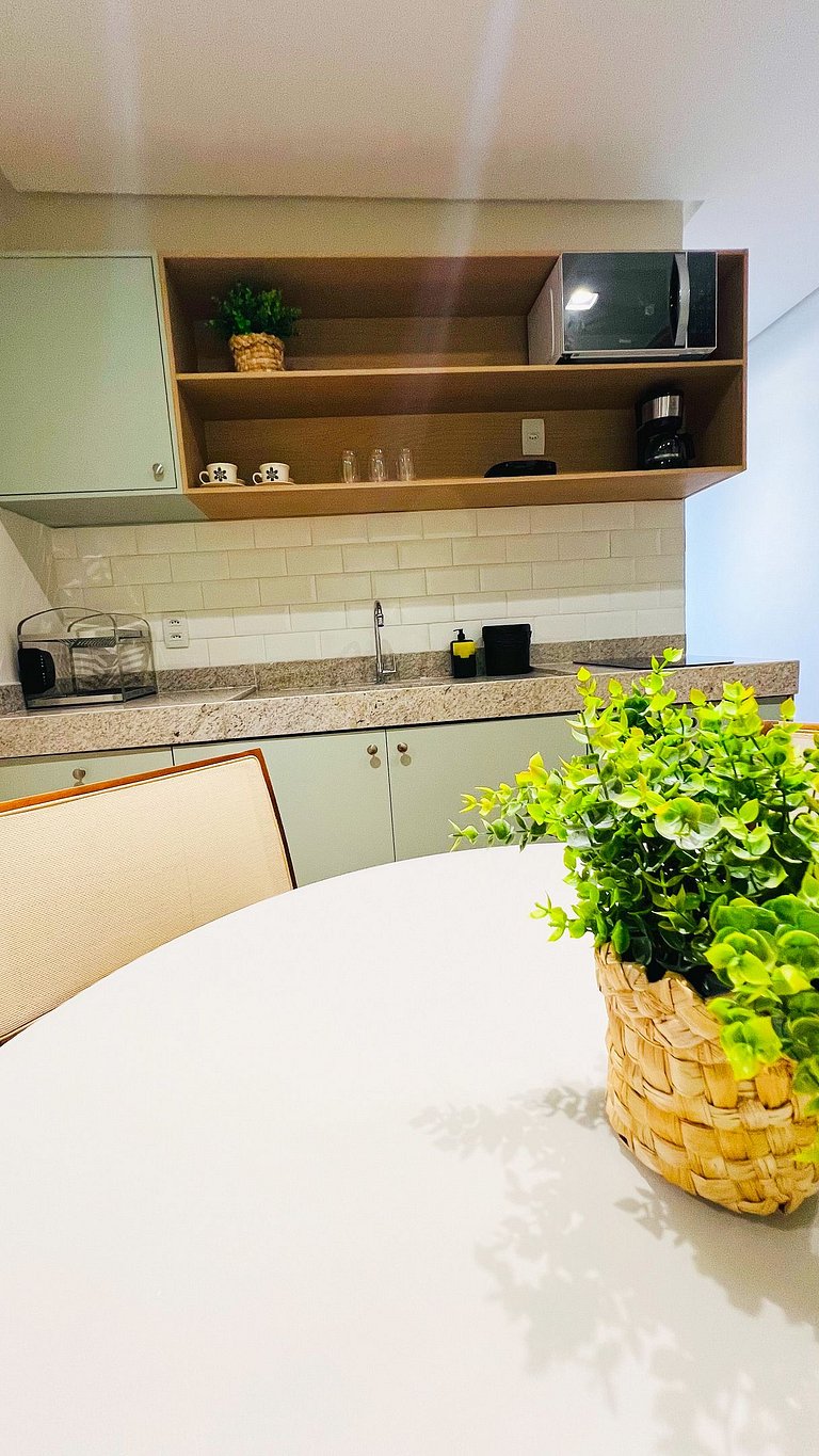 Green View frente Rio a 180m do Shop Riomar by Apê