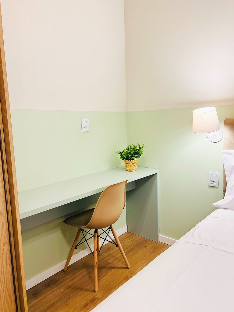 Green View frente Rio a 180m do Shop Riomar by Apê