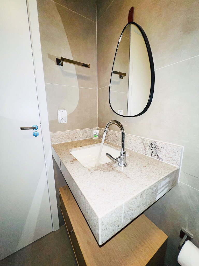 Green View frente Rio a 180m do Shop Riomar by Apê