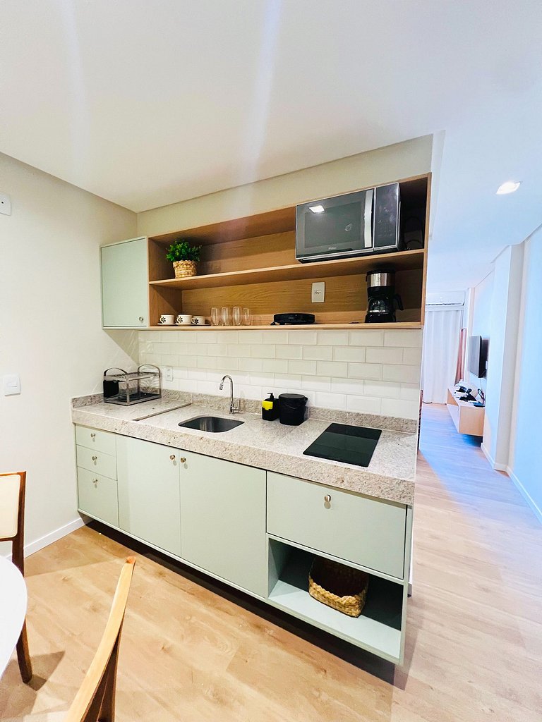 Green View frente Rio a 180m do Shop Riomar by Apê