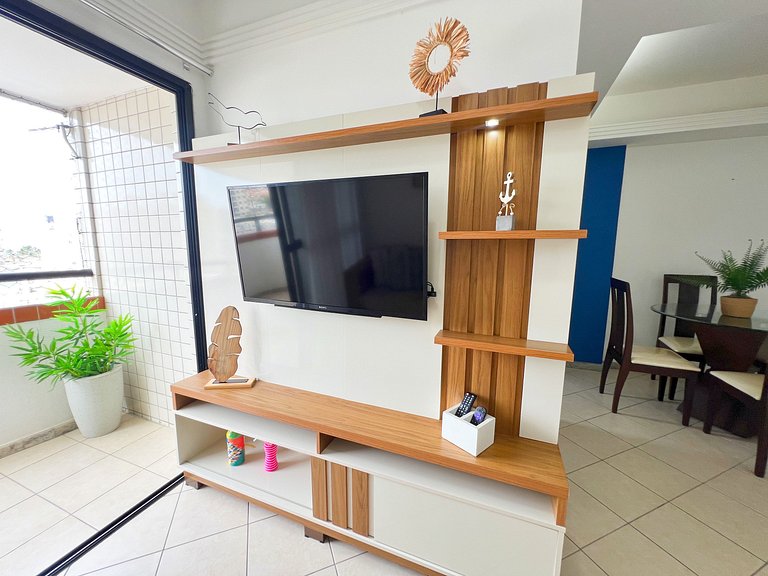 70m da Praia: Vista Mar e Ar-condicionado by Apê