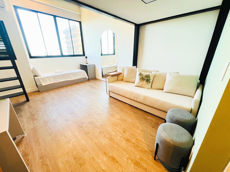 Duplex Moderno a 180m do Shopping Riomar by Apê