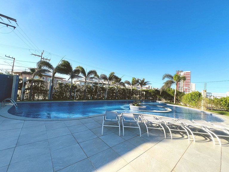 Vista Mar no 7o andar com Piscina e Gym by Apê