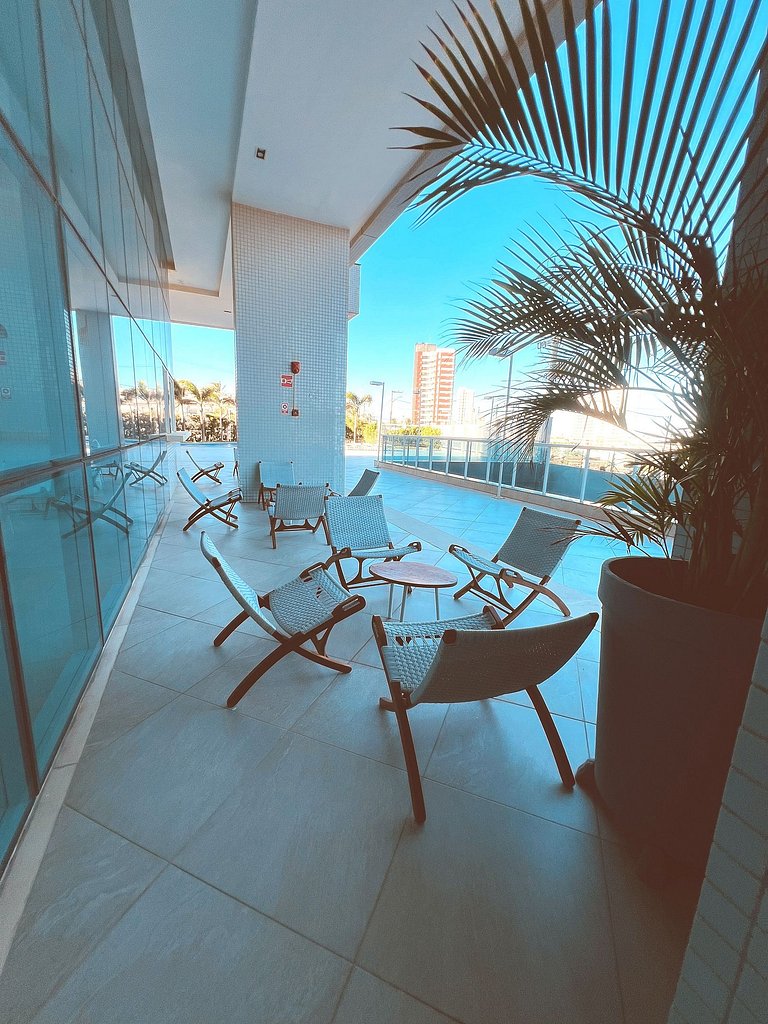 Vista Mar no 7o andar com Piscina e Gym by Apê