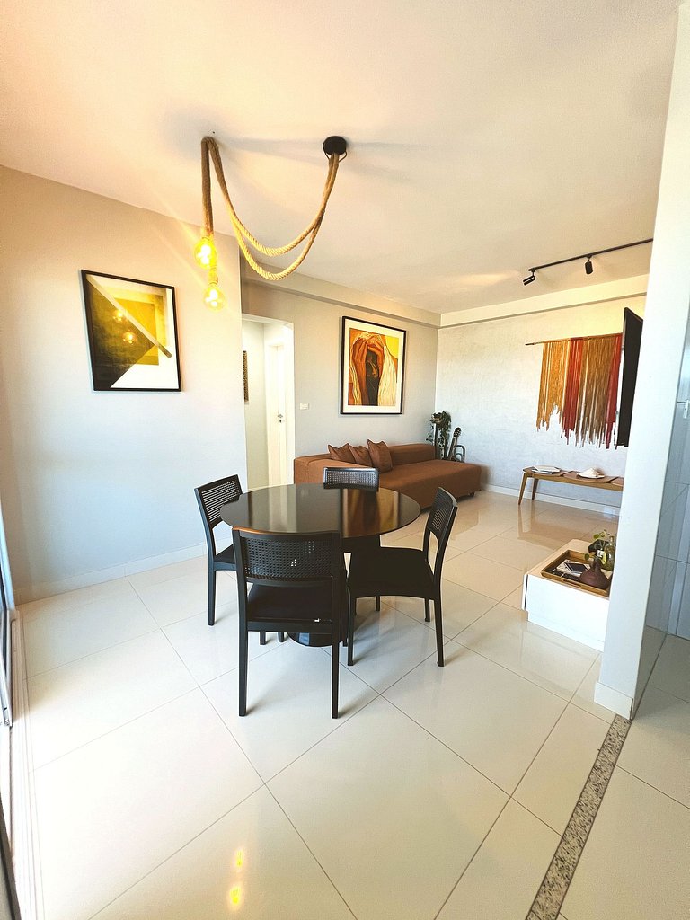 Vista Mar no 7o andar com Piscina e Gym by Apê