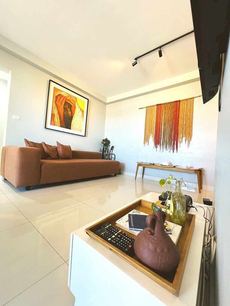 Vista Mar no 7o andar com Piscina e Gym by Apê