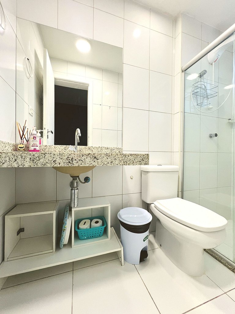 Vista Mar no 7o andar com Piscina e Gym by Apê