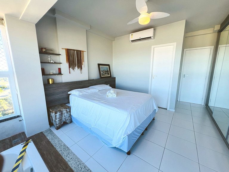 Vista Mar no 7o andar com Piscina e Gym by Apê