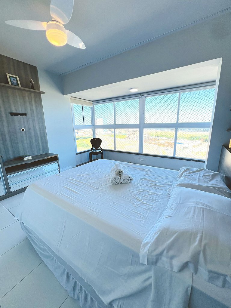 Vista Mar no 7o andar com Piscina e Gym by Apê