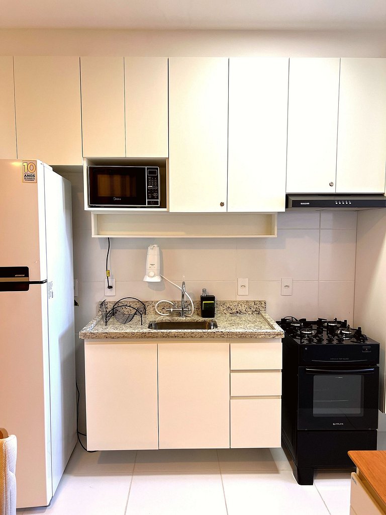 Vista mar e conforto a 250m da Praia by Apê