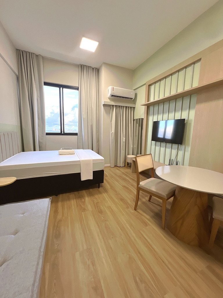 Studio Novo Vista Rio em Frente ao Riomar by Apê