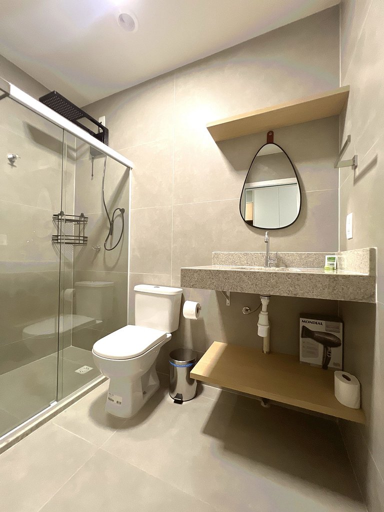 Studio Novo Vista Rio em Frente ao Riomar by Apê