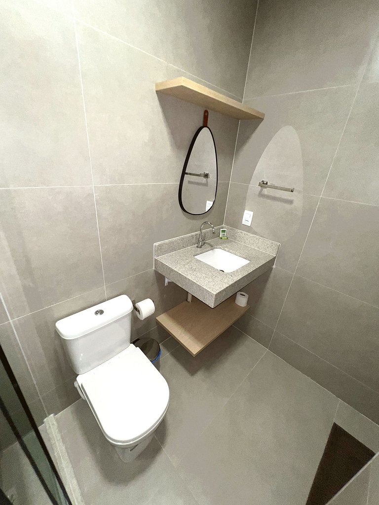 Studio Novo Vista Rio em Frente ao Riomar by Apê