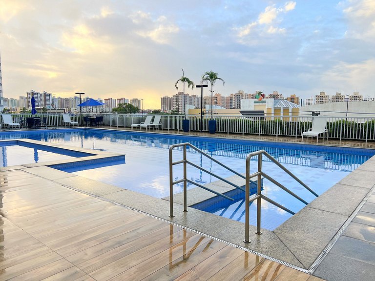 Jardins Lazer de Resort Piscina e Gym by Apê