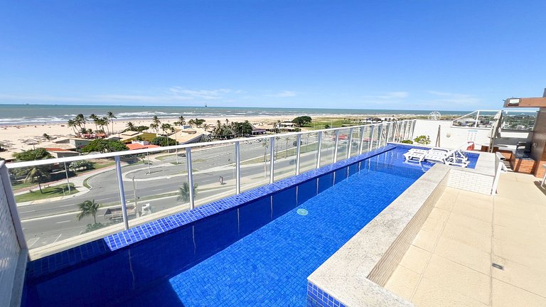 Varandão Frente Mar com Piscina Panorâmica by Apê