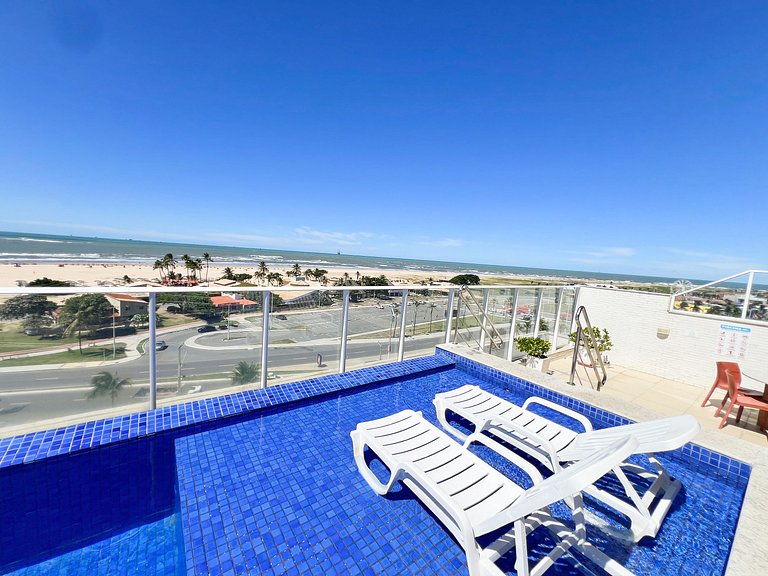 Varandão Frente Mar com Piscina Panorâmica by Apê