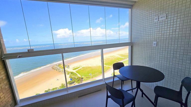 Pé na Areia na Atalaia Vista Mar e Piscina by Apê