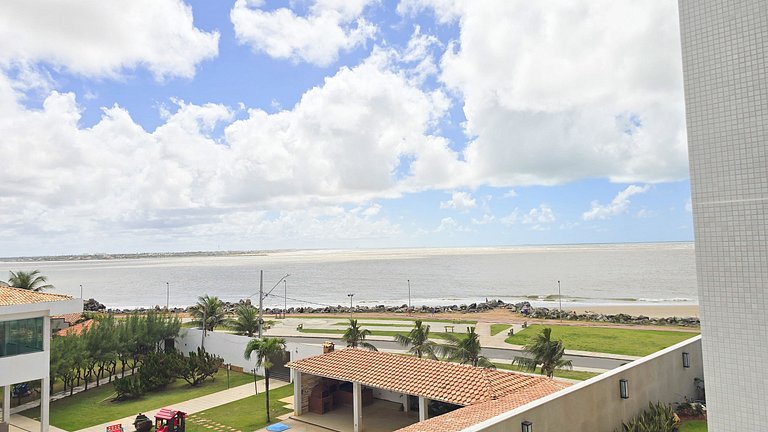 2/4 Pé na Areia Atalaia Vista Mar e Piscina by Apê