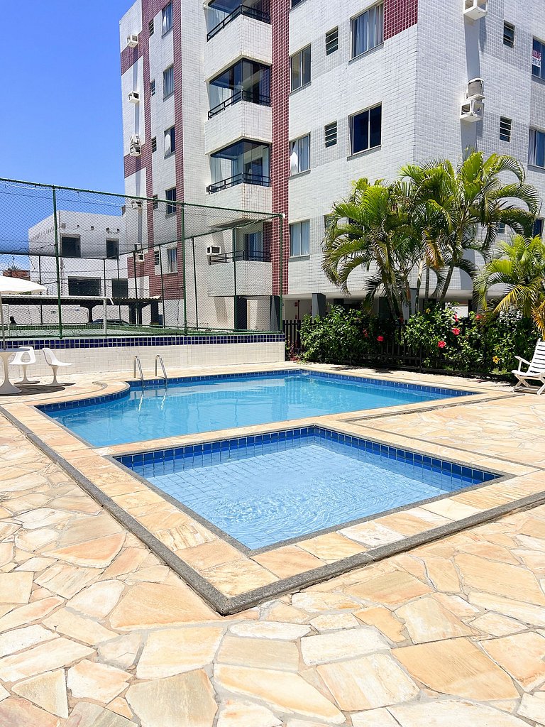 3 Quartos a 350m da Orla com Piscina by Apê