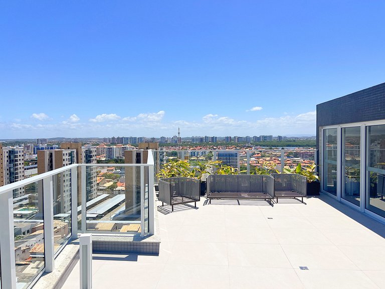 Studio Vista Mar Atalaia Piscina Rooftop by Apê